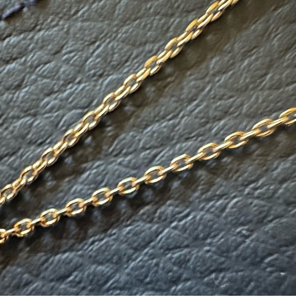 COACH NECKLACE RAINBOW COLORS ON GOLD CHAIN PERFECT GIFT New see earrings too - Picture 13 of 14